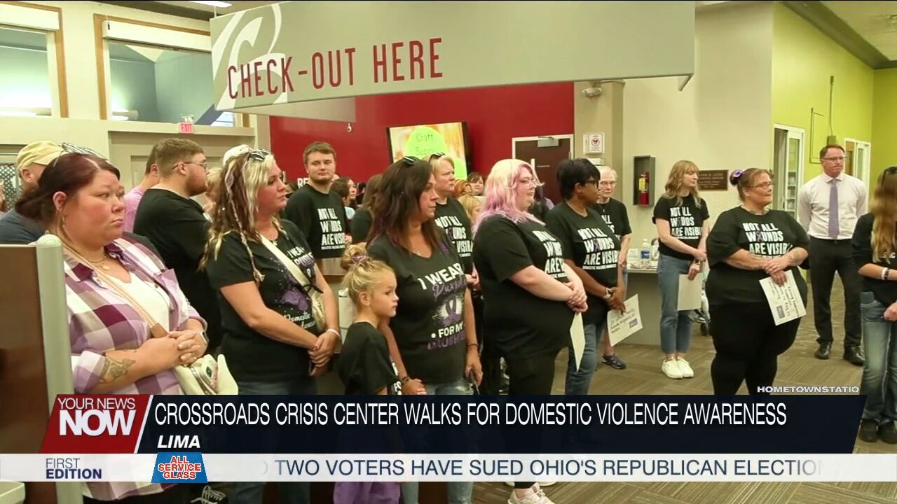 Crossroads Crisis Center launches their month-long campaign to raise awareness for domestic violence